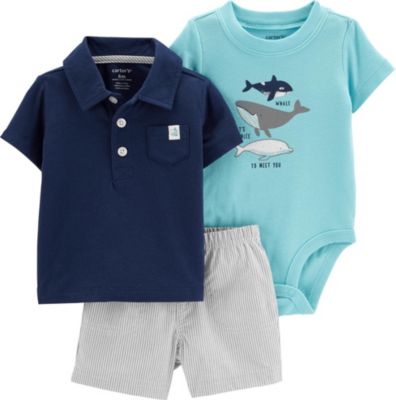 Sets Blue Seven Sets Set aus Body und T-Shirt Kinder Jungs Babykleidung Jungs 