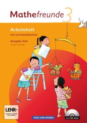 Buch - Mathefreunde, Ausgabe Sd: 3. Schuljahr, Arbeitsheft m. CD-ROM