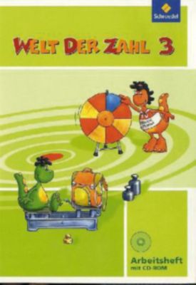 Buch - Welt der Zahl, Ausgabe 2010 Berlin, Brandenburg, Bremen, Mecklenburg-Vorp, Thringen u. Sachsen-A.: 3. Schuljahr, Arbeitsheft m. CD-ROM