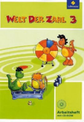 Buch - Welt der Zahl, Ausgabe 2010 Hessen, Rheinland-Pfalz und Saarland: 3. Schuljahr, Arbeitsheft m. CD-ROM