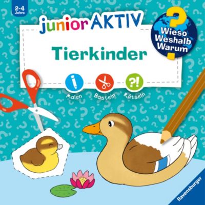 Image of Buch - Wieso? Weshalb? Warum? junior AKTIV: Tierkinder