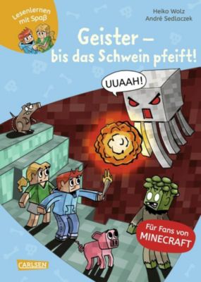 Image of Buch - Lesenlernen mit Spaß - Minecraft 6: Geister - bis das Schwein pfeift!