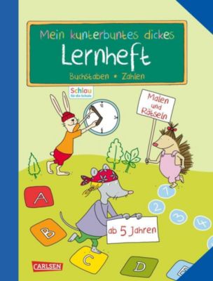 Image of Buch - Schlau die Schule: Mein kunterbuntes dickes Lernheft Kinder