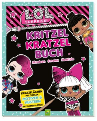 Image of Buch - L.O.L. Surprise! Kritzel-Kratzel-Buch mit Bambus-Stick