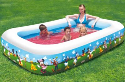 Надувной бассейн "Семейный, 91008 Bestway", Микки Маус и друзья