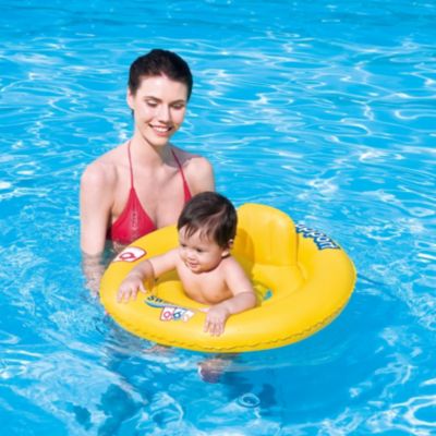 Круг для плавания с сиденьем и спинкой Swim Safe, 69 см, ступень А, Bestway