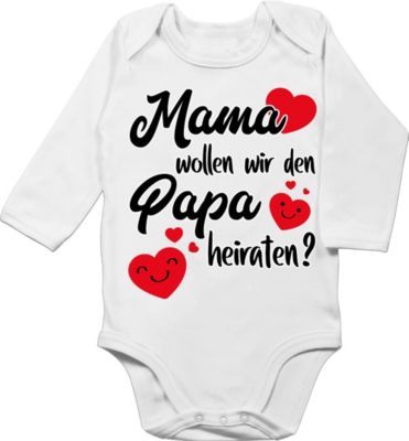 freie Wahl BIO Baby Body Strampler Babybody Valentinstag für PAPA oder MAMA