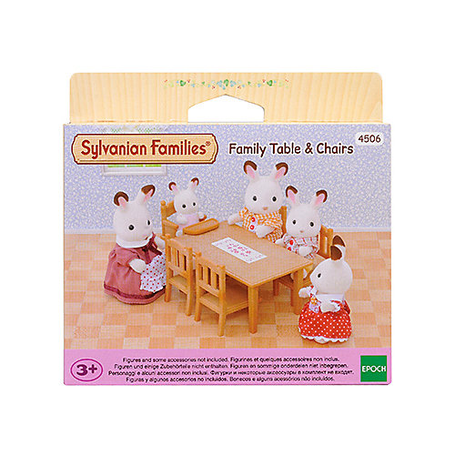 Набор "Обеденный стол с 5 стульями" Sylvanian Families от Эпоха Чудес