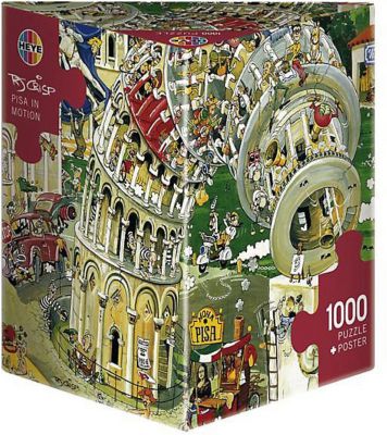 Пазл "Пизанская башня", 1000 деталей, HEYE