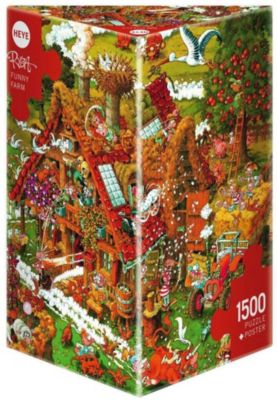 Пазл "Забавная ферма", 1500 деталей, HEYE