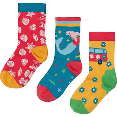 Socken 3er Pack für Mädchen, Organic Cotton
