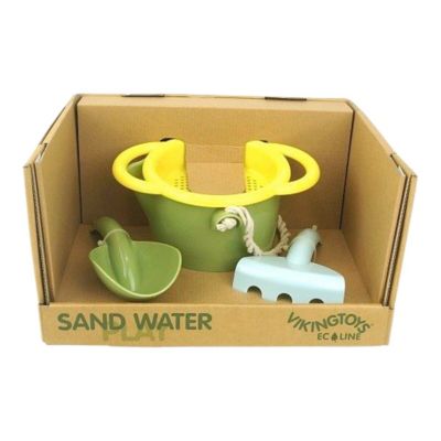 GREEN TOYS SANDSPIELZEUG SET 4TLG Sandkasten Sand Kinder Spielzeug Eimergarnitur 