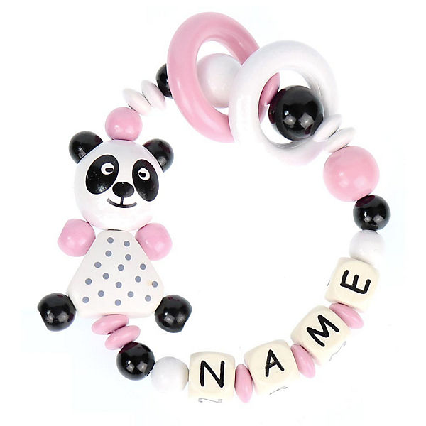 Greifling Pandabär personalisiert mit Namen