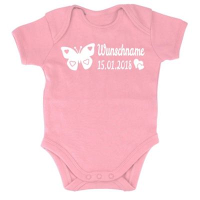 elefantasie Body Schmetterling personalisiert mit Namen
