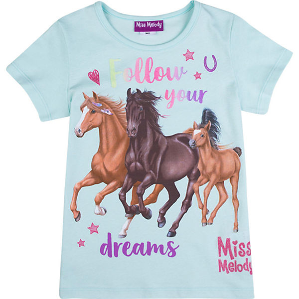 Miss Melody T-Shirt für Mädchen, Pferde