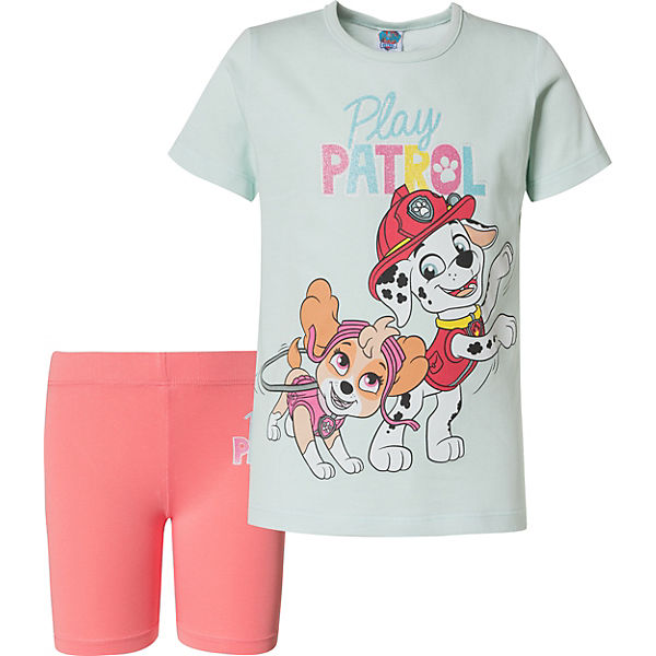 PAW Patrol Set T-Shirt + Radler für Mädchen