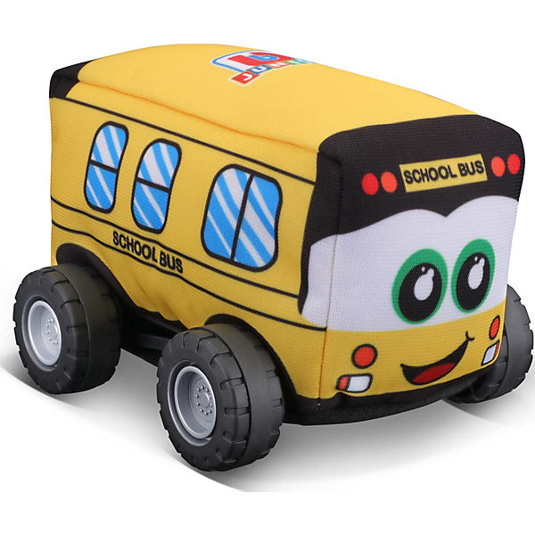"My 1st Soft car" Schoolbus - Rückziehmotor, 13 cm