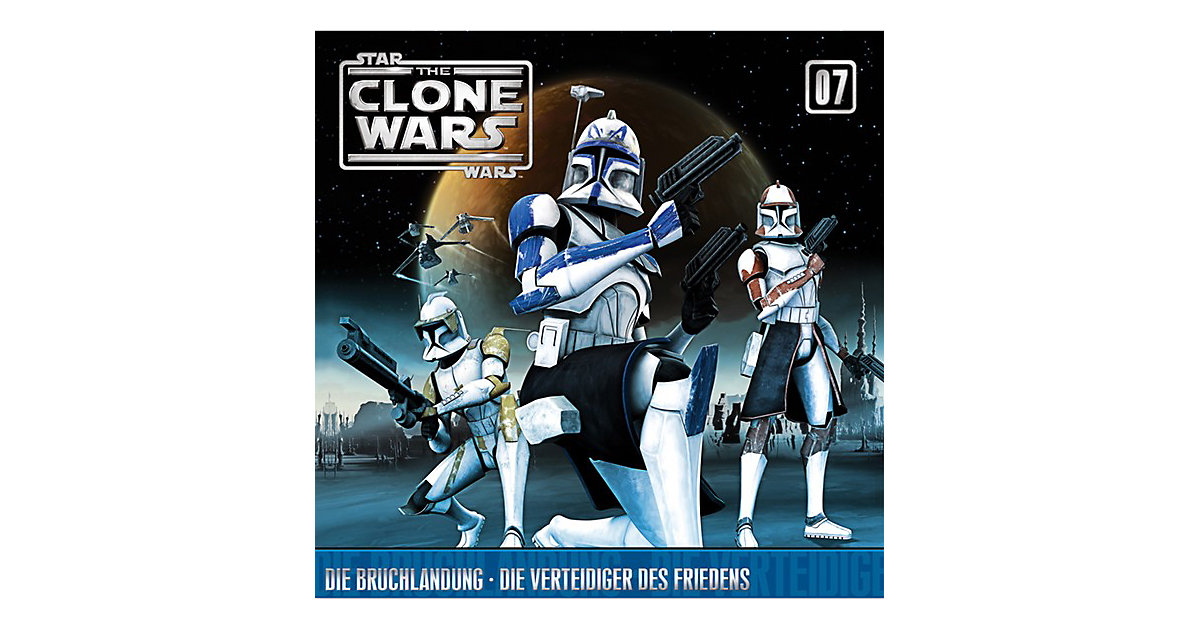 CD Star Wars - The Clone Wars 07 - Die Bruchlandung/Die Verteidiger des Friedens Hörbuch