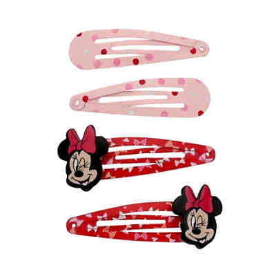 Disney Minnie Maus-Haarspangen im Set Haarspangen für Mädchen
