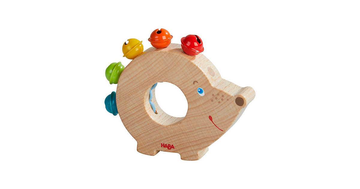 Babyspielzeug: HABA Klangtier Igel beige