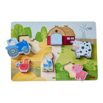 Holzpuzzle Holz 5 Teile Fisher-Price Dinosaurier Puzzle Steckpuzzle ab 1... 