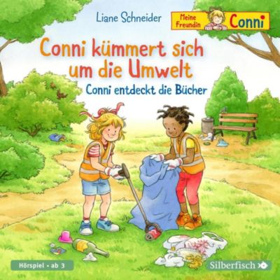 Image of Conni kümmert sich um die Umwelt / Conni entdeckt die Bücher (Meine Freundin Conni - ab 3), 1 Audio-CD Hörbuch