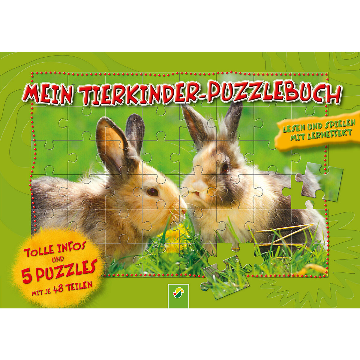 Schwager & Steinlein Verlag Mein Tierkinder-Puzzlebuch für Kinder ab 6 Jahren