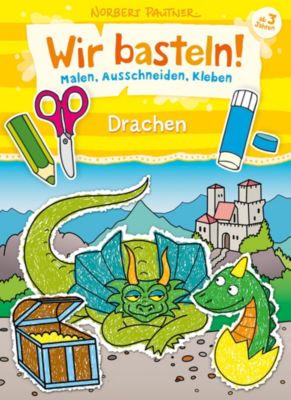 Image of Buch - Wir basteln! - Malen, Ausschneiden, Kleben - Drachen