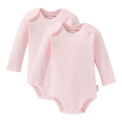 BORNINO 2er-Pack Bodys langarm