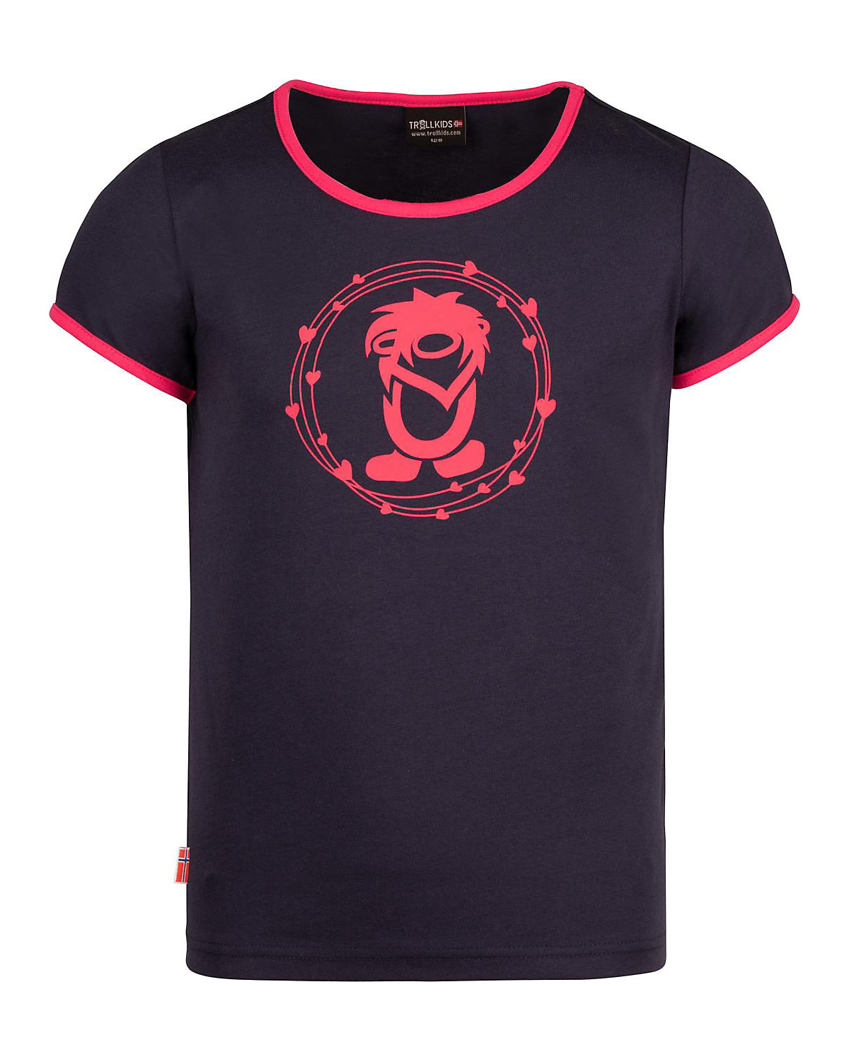 TROLLKIDS T-Shirt OPPLAND mit UV-Schutz für Mädchen Organic Cotton