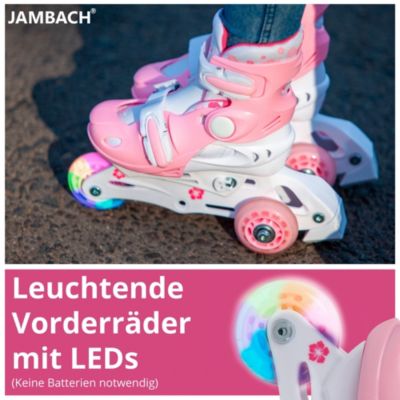 Kinder Inliner Inline Skates LED Rollschuhe Größe Verstellbar Profession Skate D 