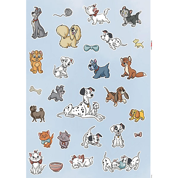 Wandtattoo "Disney Cats and Dogs"