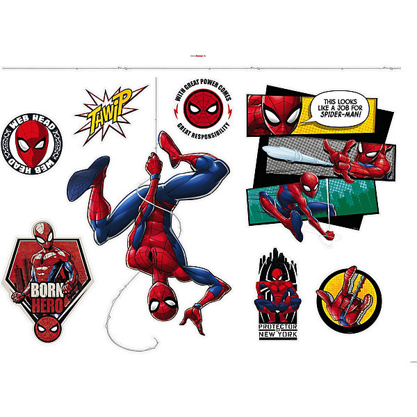 Wandtattoo "Spider-Man Web Head"