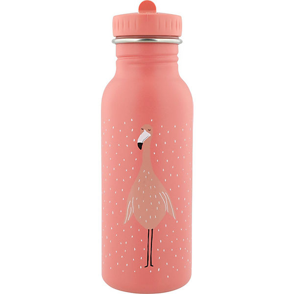Edelstahl Trinkflasche Mrs. Flamingo, 500 ml