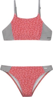 dunkelblau pink gepunktet 440437 Sanetta Mädchen Bikini mit UV-Schutz 50+