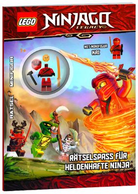 Image of Buch - LEGO® Ninjago® - Rätselspaß heldenhafte Ninja, m. 1 Beilage Kinder