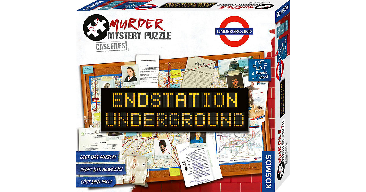 Puzzles: Kosmos Murder Mystery Puzzle - Endstation Underground