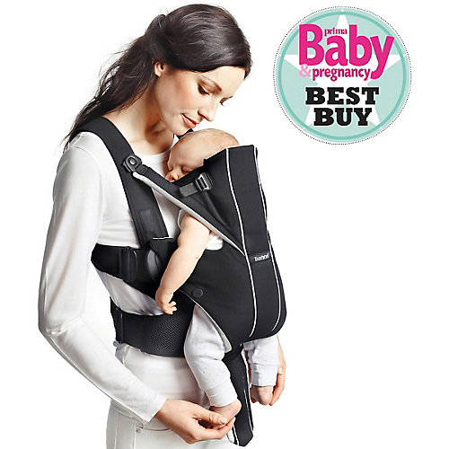 Рюкзак-кенгуру Baby Bjorn Miracle черный с серебряным от BabyBjorn