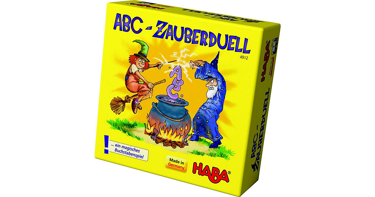 Brettspiele/Lernspiele: HABA HABA 4912 ABC - Zauberduell