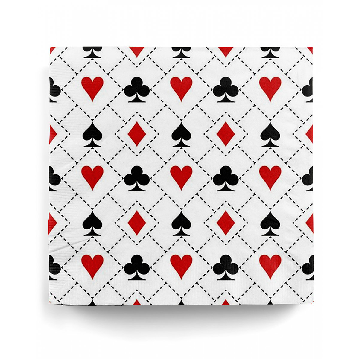 Servietten Poker-Party 20 St. für Kartenspiel-Abende Motto Party & Alltag Papierservietten