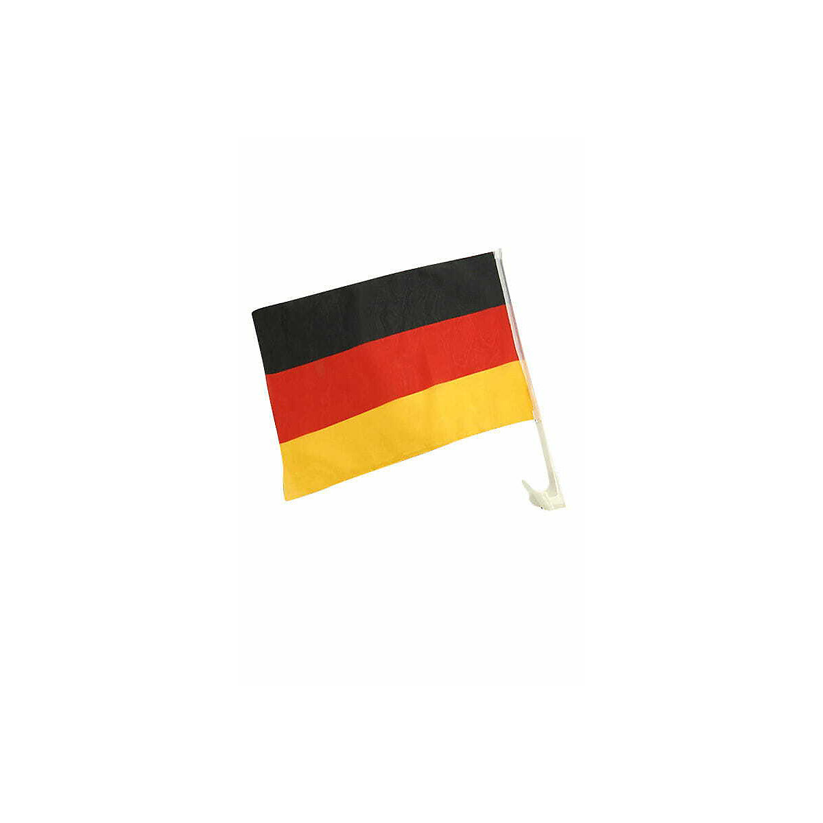 Deutschland Autofahne schwarz-rot-gold als WM Fanartikel Partydeko