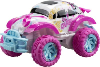 Bausteine Geschenke Pink Dream VW-Buggy Wagen Auto Konstruktion Spielzueg Modell 