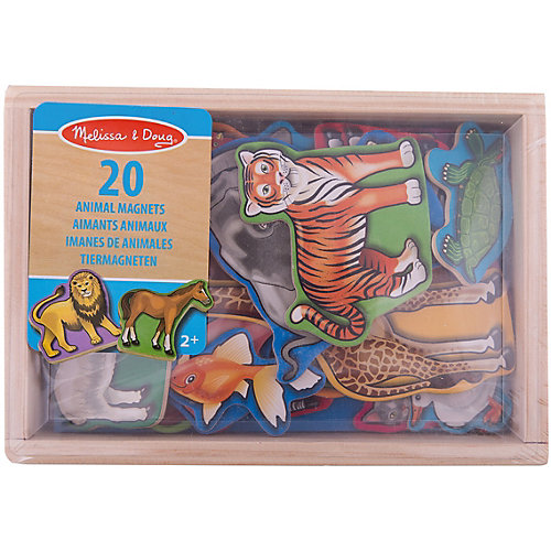Магнитная деревянная игра "Животные", Melissa&Doug от Melissa & Doug