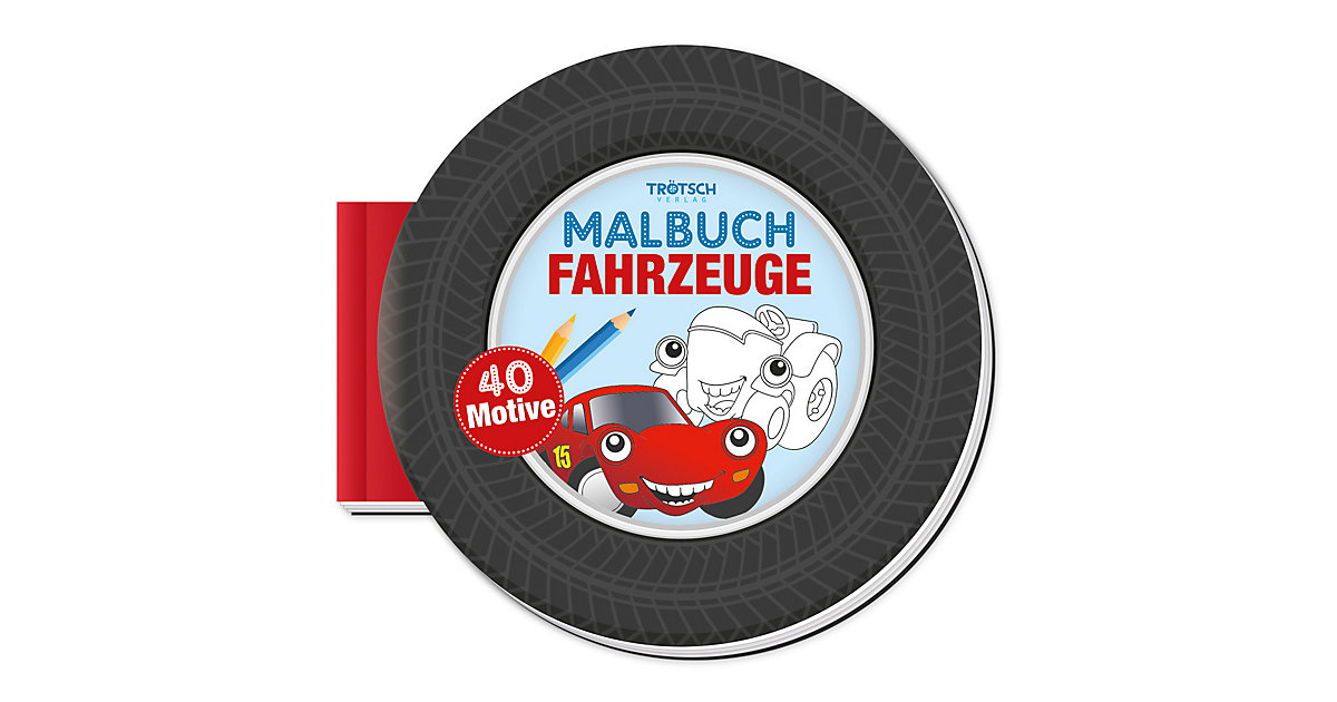 Image of Buch - Trötsch Malbuch Fahrzeuge Malbuch