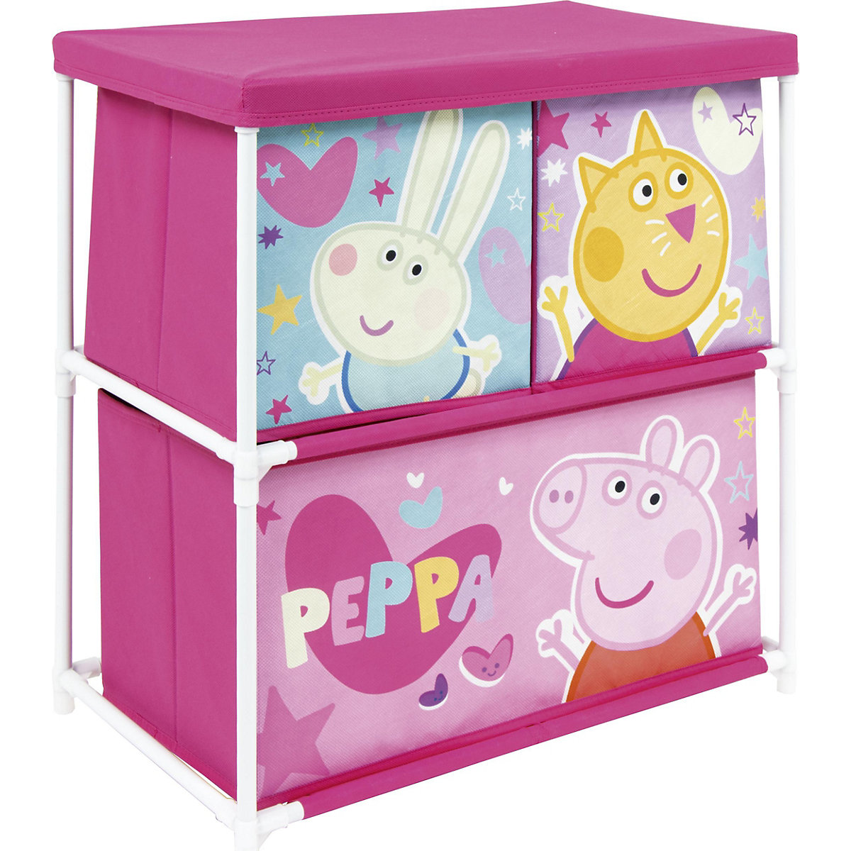 Aufbewahrungsregal Peppa Pig 3 Schubladen 53x30x60 cm