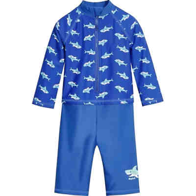 UV-Schutz Einteiler Hai 1/1 Arm Schwimmanzüge für Jungen
