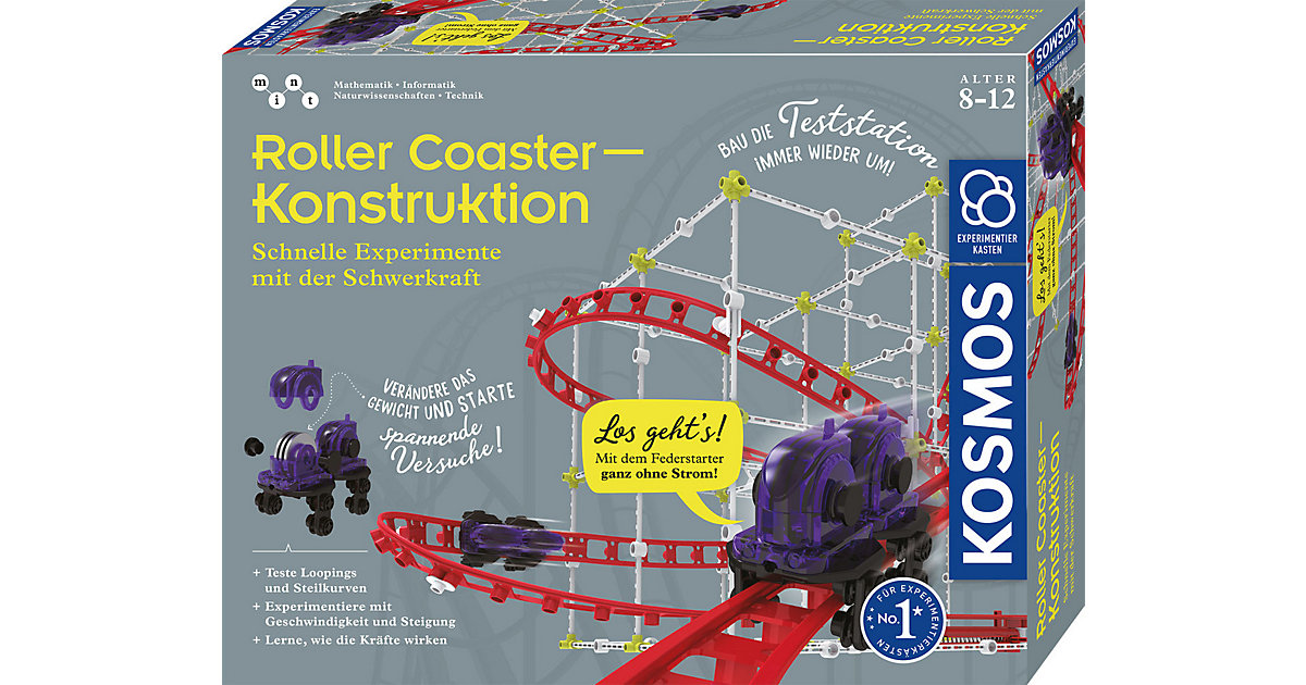 Spielzeug: Kosmos Roller Coaster-Konstruktion