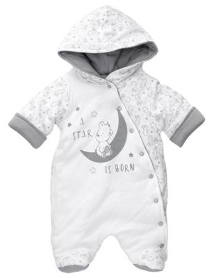 Twins Unisex Baby Schneeanzug mit Kapuze