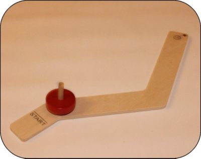 Kreisel Nimm-Gib-Spiel BxHxT 9,5x6x2cm NEU für Holzkreisel Brummkreisel 