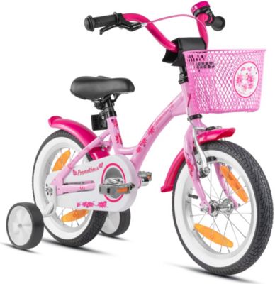 14 Zoll Fahrrad mit Stützräder Kinderfahrrad Jungen Mädchen Dauerhaft 